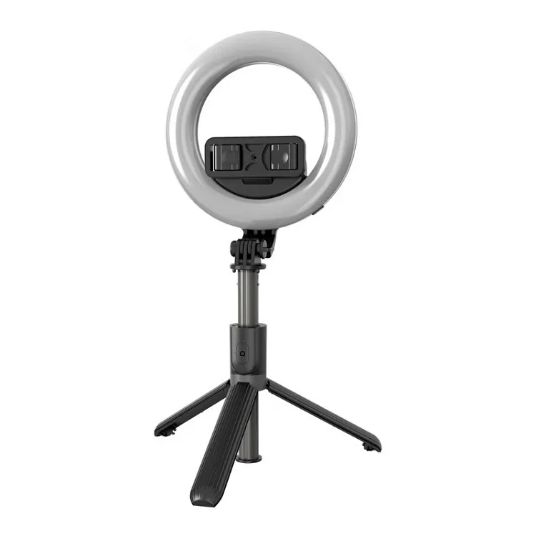 New Portable L07 Selfie Stick Tripod 5 inch LED Selfie Ring Light for Selfie Shooting Live Streaming Broadcasting Fill Light