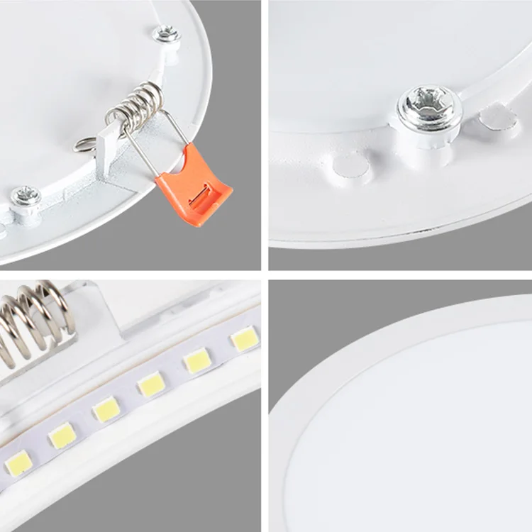 Aluminum frame Living Room lamp Recessed Mounted 4 inch 9w slim round led pot light panel lights led ceiling