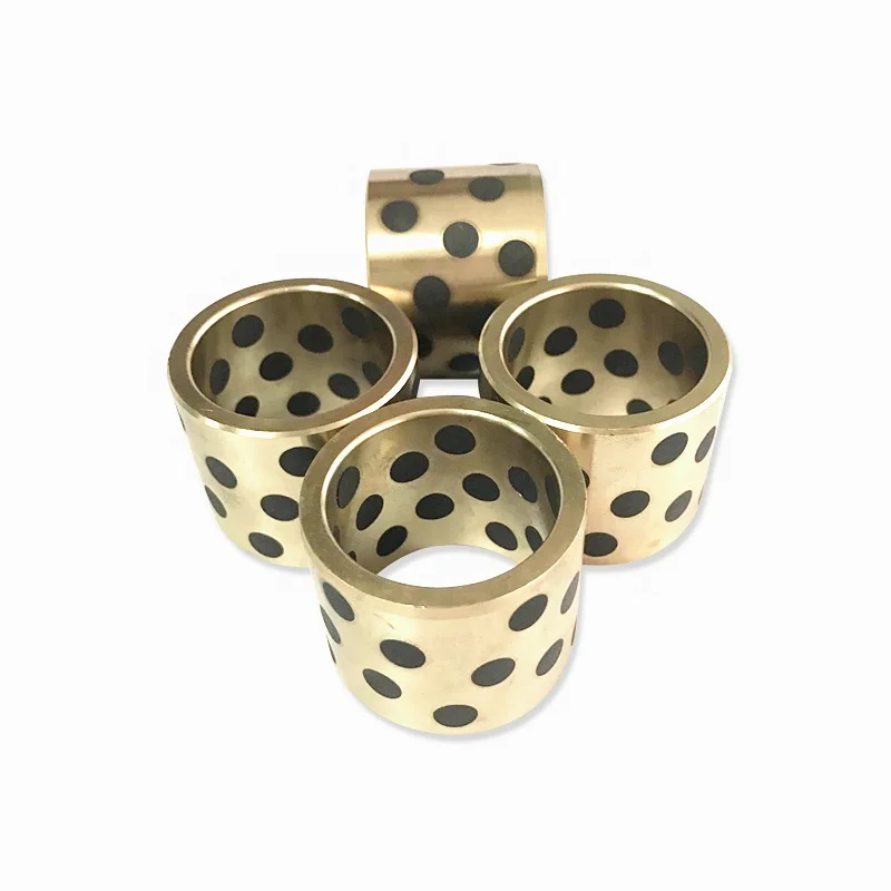 JDB 17mm Slide Bearing Oilless Linear Bush Inlaid Bronze Bushings Linear Bearing Self Lubricating Graphite Brass Bushing