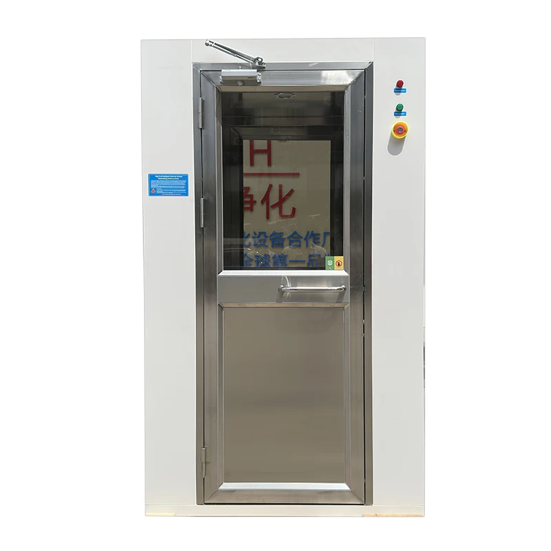Stainless Steel Air Lock Sliding Door Air Shower For Clean Room