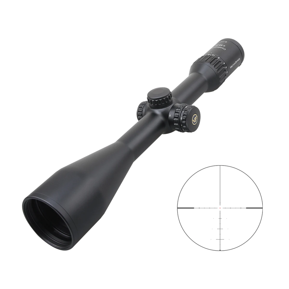 Lifetime Warranty Vector Optics Scope Continental 4-32x56 SFP Illuminated ED Hunting Scope
