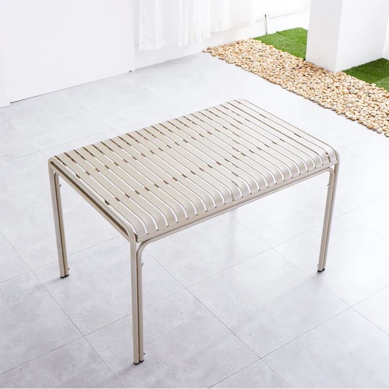 Factory Wholesale Aluminum Furniture Light Weight Nodic Arm Chair Outdoor Garden Table Dinning Set Colorful Chair