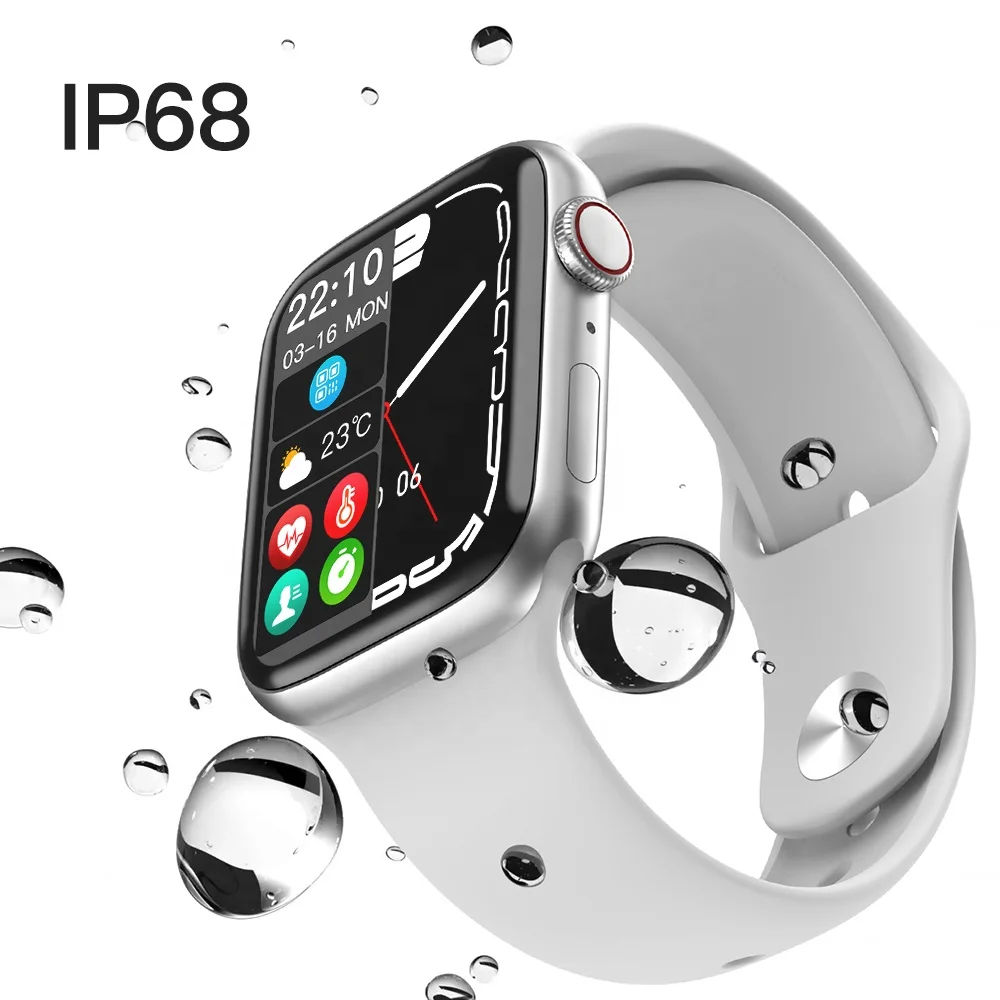 2022 Hot Selling 1.75 inch  Smartwatch Blood Pressure Heart Rate Monitor IP68 Water Proof Smart Watch PZX Model W27 Pro