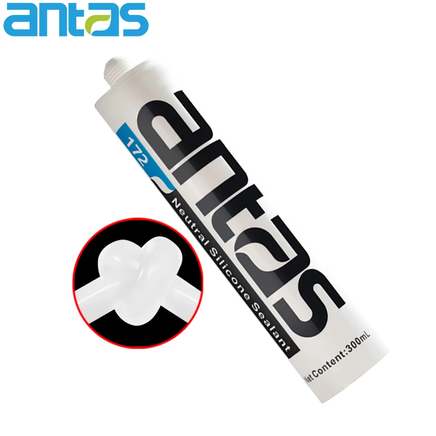 Antas mastic neutral silicone sealant glue best quality for steel
