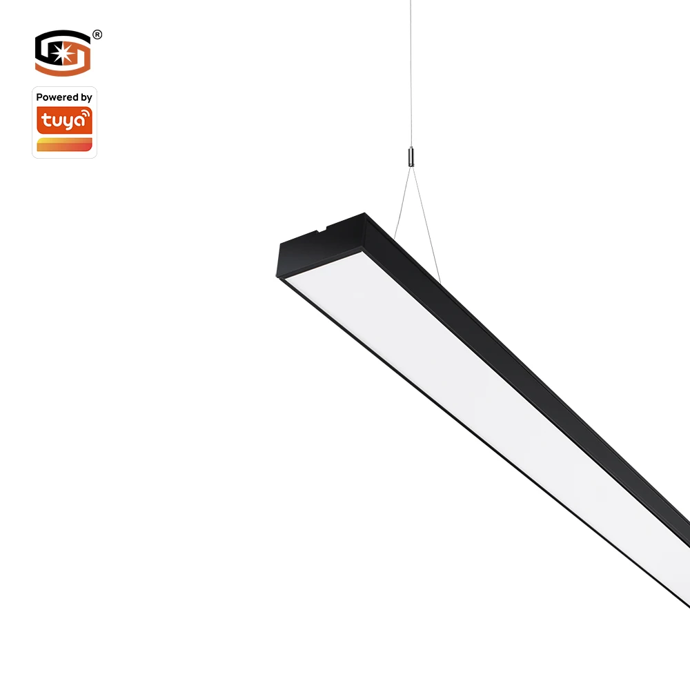 Tuya Smart High Quality office Aluminum 36w Led Linear Lighting Led Linear Pendant Lighting 1.2m Led Shop Light