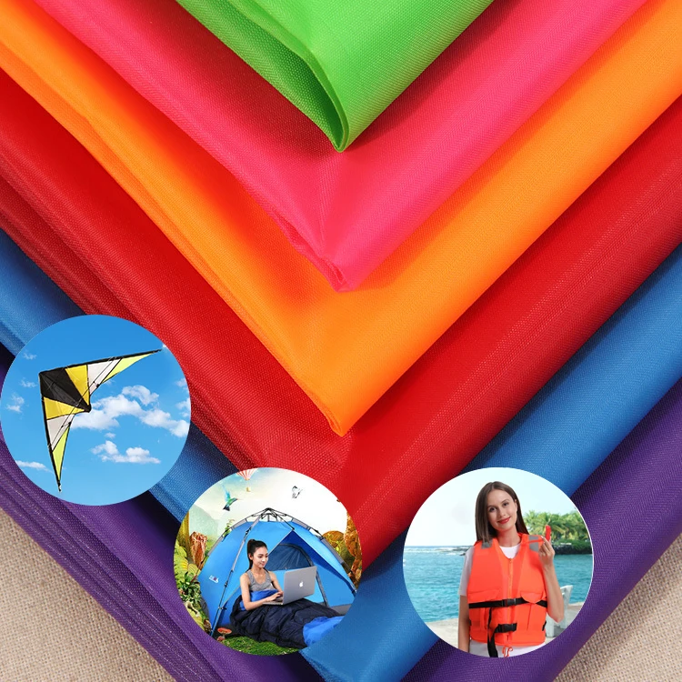 Полиэфирная тафта оптовые поставщики полиэфирная с полиуретановым покрытием 170T 190tT 210T для спасательного жилета кайта