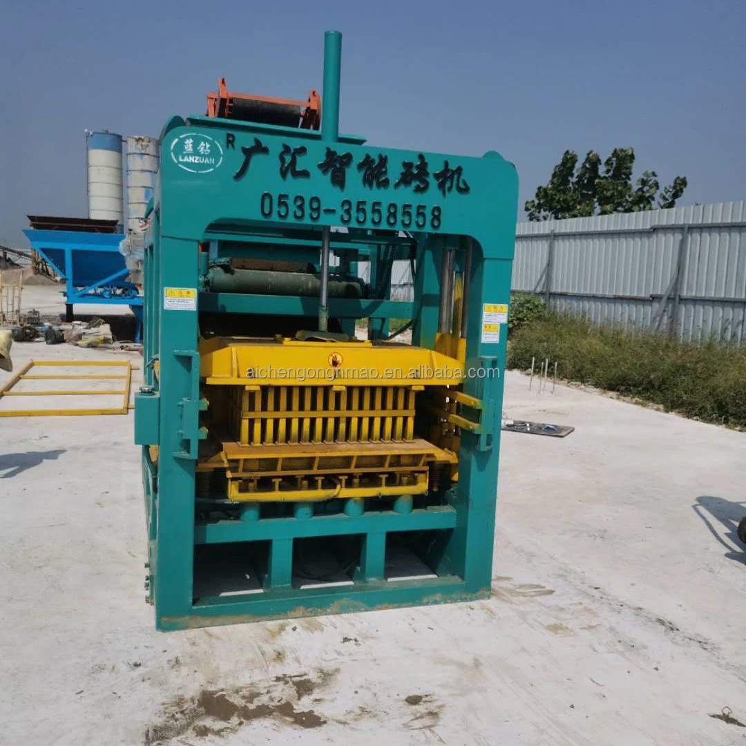 Aichen QT 4-15 2024 Лидер продаж и послепродажное время один год машина для изготовления бетонных блоков автоматическая