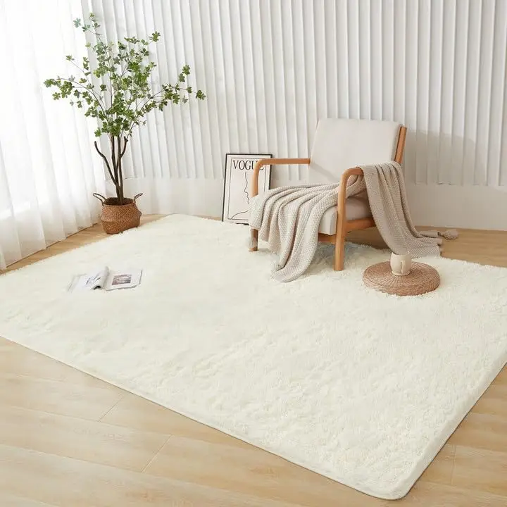 Fur Fluffy Rugs large living room  Sheepskin Soft High pile Plush carpet Furry floor mat Cozy Luxury Indoor area rug