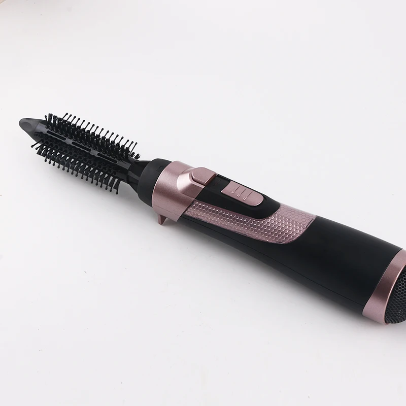 Rotating Multifunction hair dryer with comb hot air brush styler