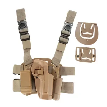 Nylon holster SAF style quick pull three magazine bag Tactical leg holster M4/AUG