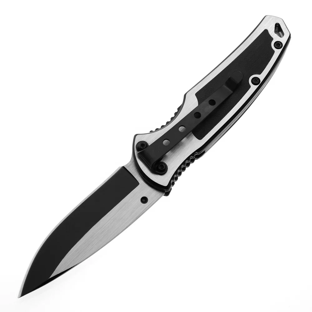 
Aluminum Handle Mini Stainless Steel Tactical Foldable Folding Camping Knife for Sale 
