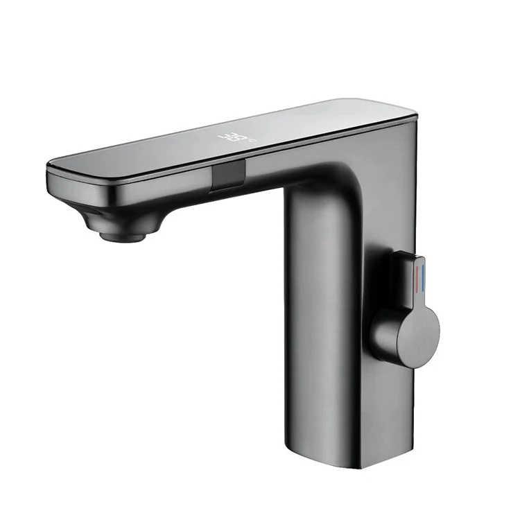 Bathtub Hot & Cold Kitchen Water Mixer Tap With Temperature Faucets For Bathroom