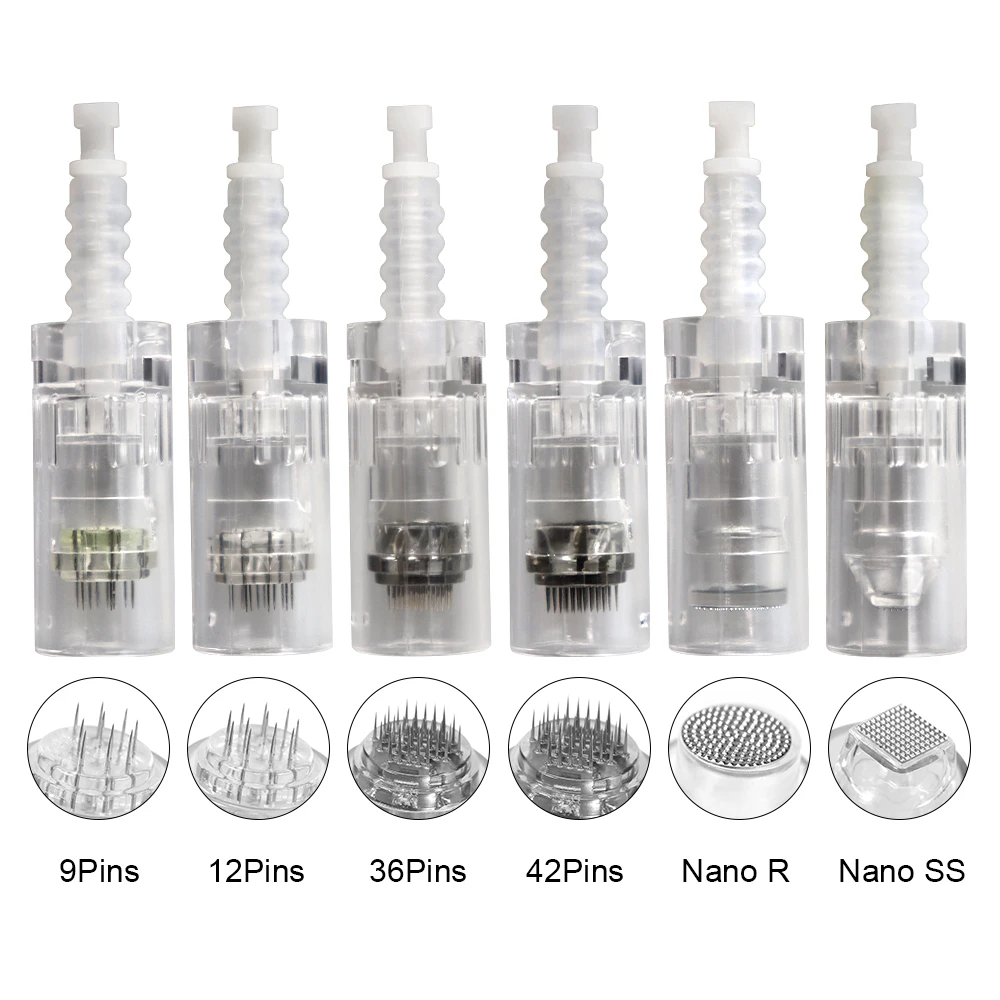 9/12/36/42 Nano Microneedling Dr.pen Derma Pen Needles Bayonet Tattoo Cartridge Needle For Mts Beauty Nano Needle