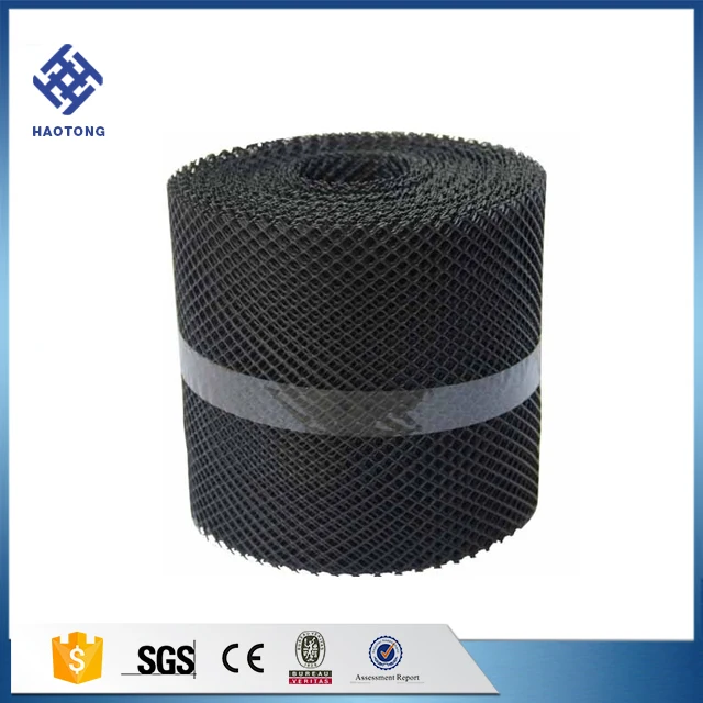 Gutter guard mesh black plastic gutter cover durable stop