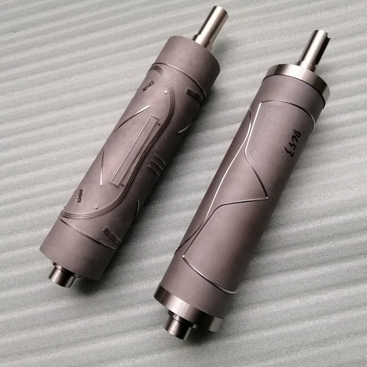 MACH Professional DC53 ultrasonic pattern die face knurling roller mould Emboss Cutter Roller