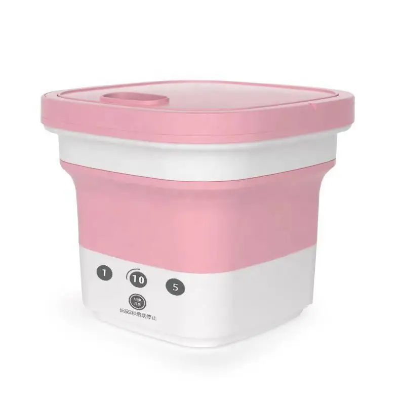High Quality Portable Laundry Washing Machine Cheap Mini Washer Plastic Bucket Mini Folding Washing Machine