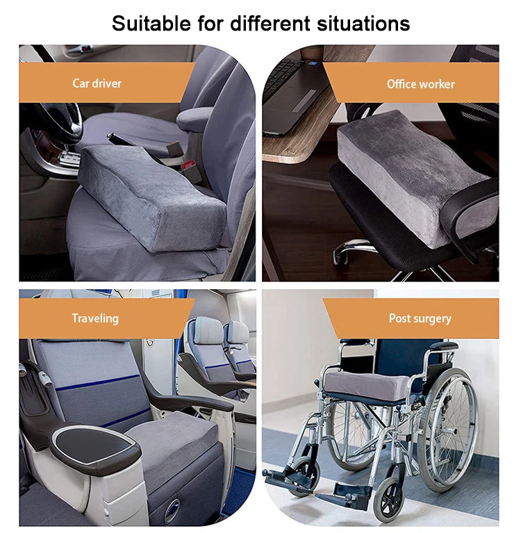 Big Amazing Comfortable Back Posture Car Seat Chair Cushion Non Slip Bbl Pillow Kits