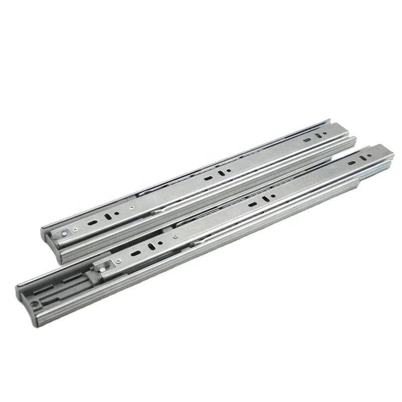 Triple Extension Cold-rolled Steel Hydraulic Ball Bearing Table Drawer Slide