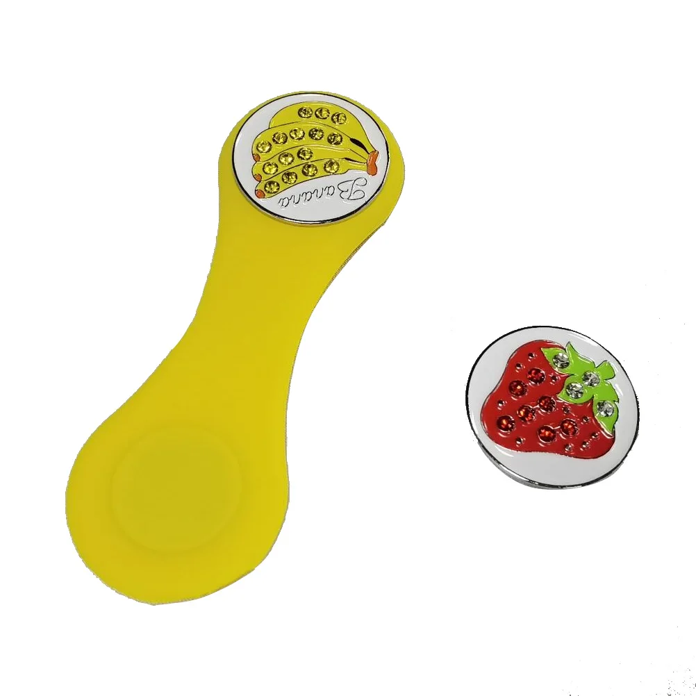 Magnetic Golf Ball Marker Cap Clip Multi-Functional Golf Hat Clamp Golf Hat Clip