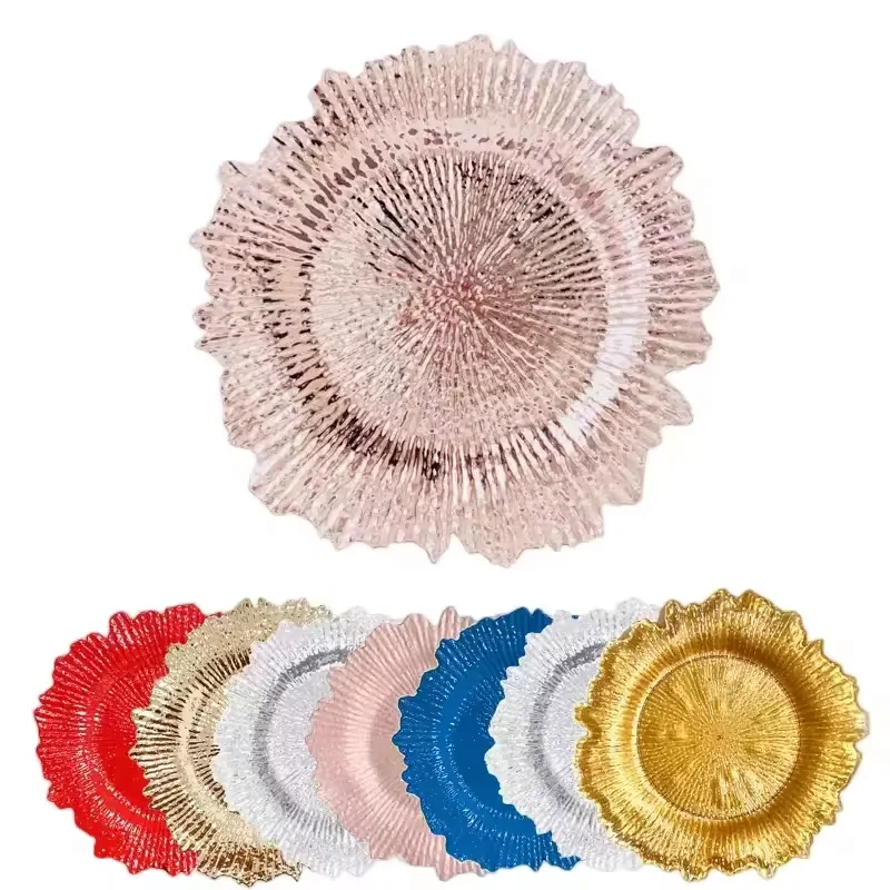 Hot sale 13 inch party supplies decorations events charger plates