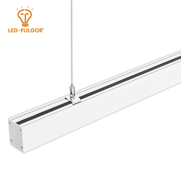 Elegant design indoor office shop restaurant aluminum housing 36w led linear pendant light