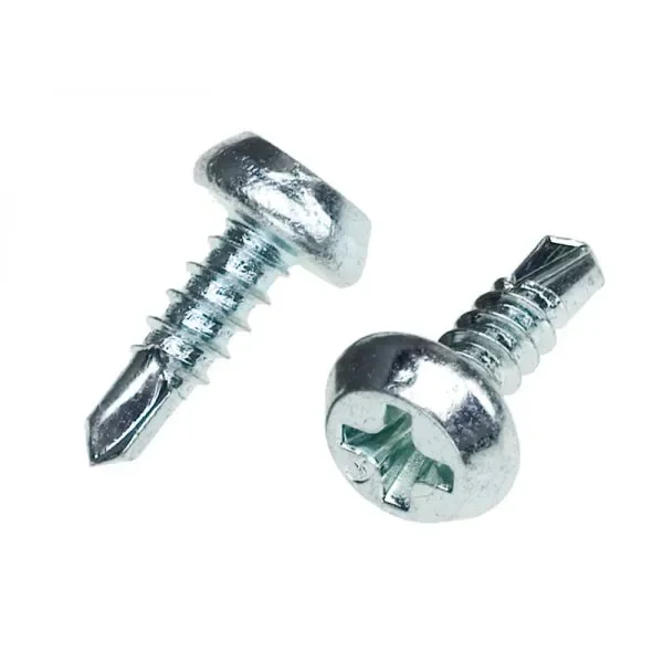 White zinc plated/Black phosphate Framing Pan Head Sds Screw Tornillo
