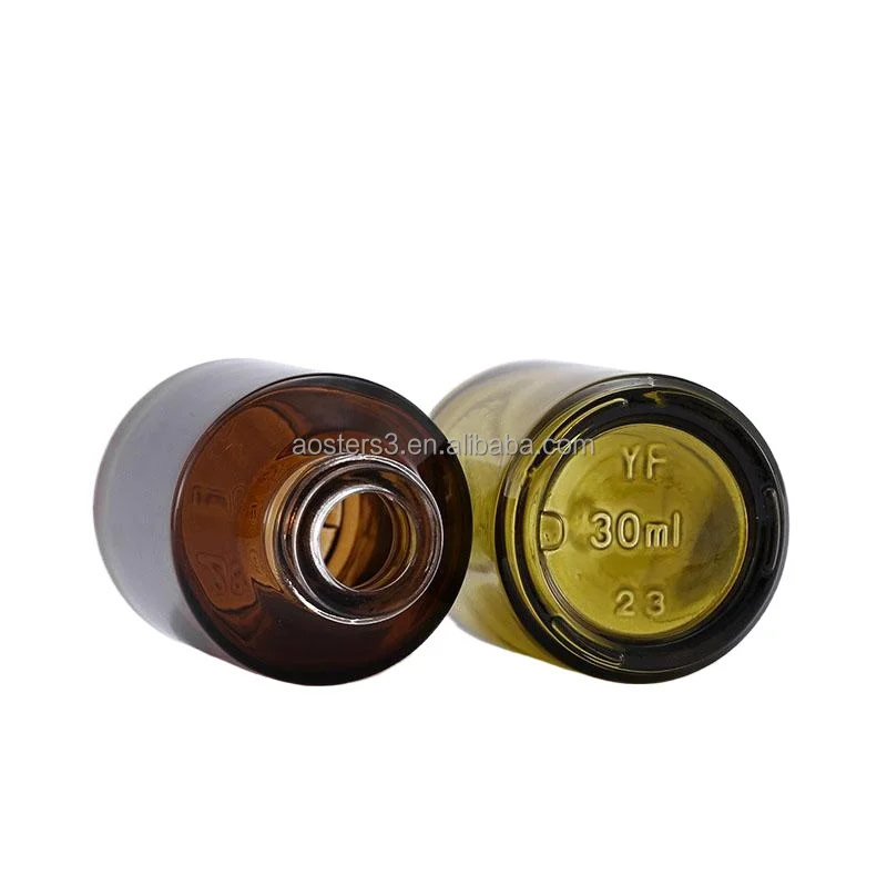 Essential Oil Dropper Bottle Amber Glass Bottle with Dropper Lid 15ml 30ml 50ml