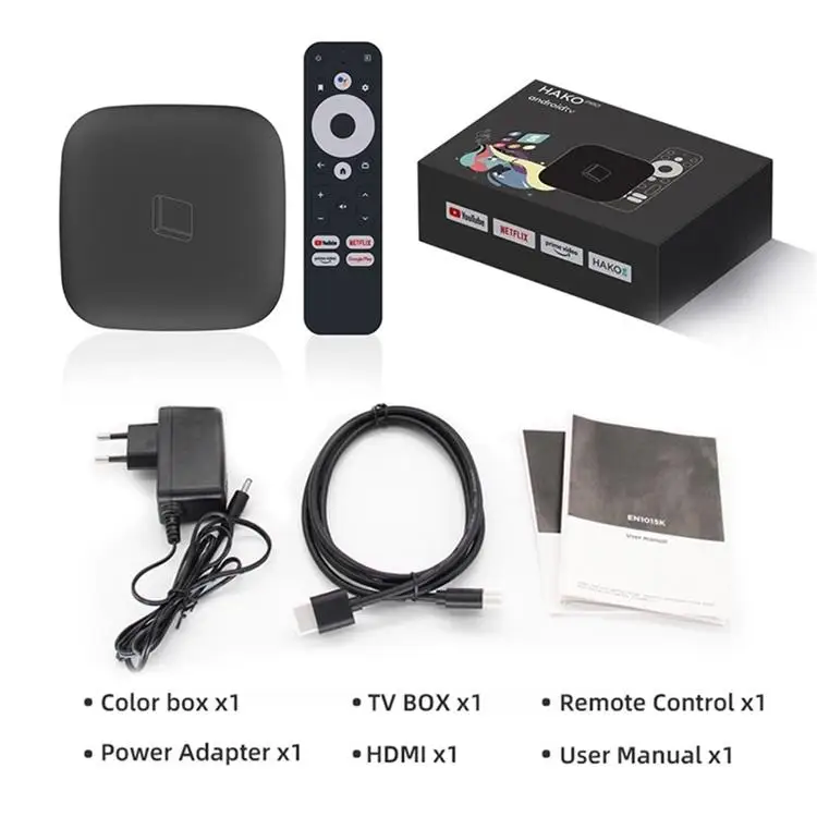 Megaott Trex Strong 4K Smart TV Box Allwinner H313 ATV Android 12 UK Plug Full Warranty Supports 8K Resolution Voice Control