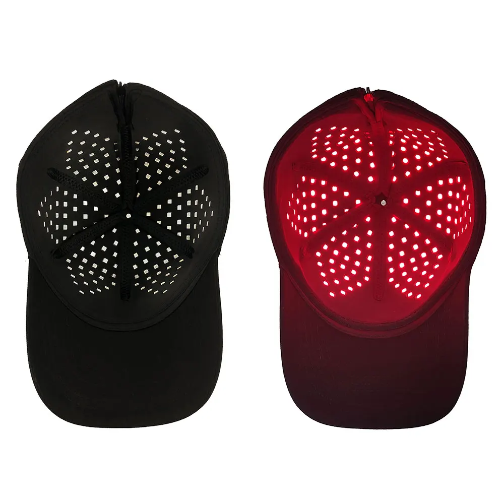 Infrared Fast Hair Regrowth Treatment Hat Hair Loss Red Light Therapy Hat with 660nm and 850nm Wavelength