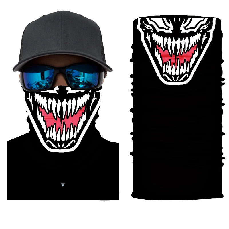 
Promotion Skull Wholesale Custom multifunctional Seamless tube bandana motorcycle 