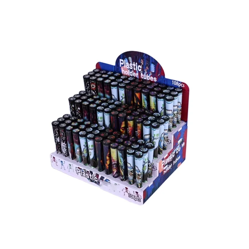 Wholesale High Quality Cone Plastic Tube With Cover Rolling Packing Tube Container