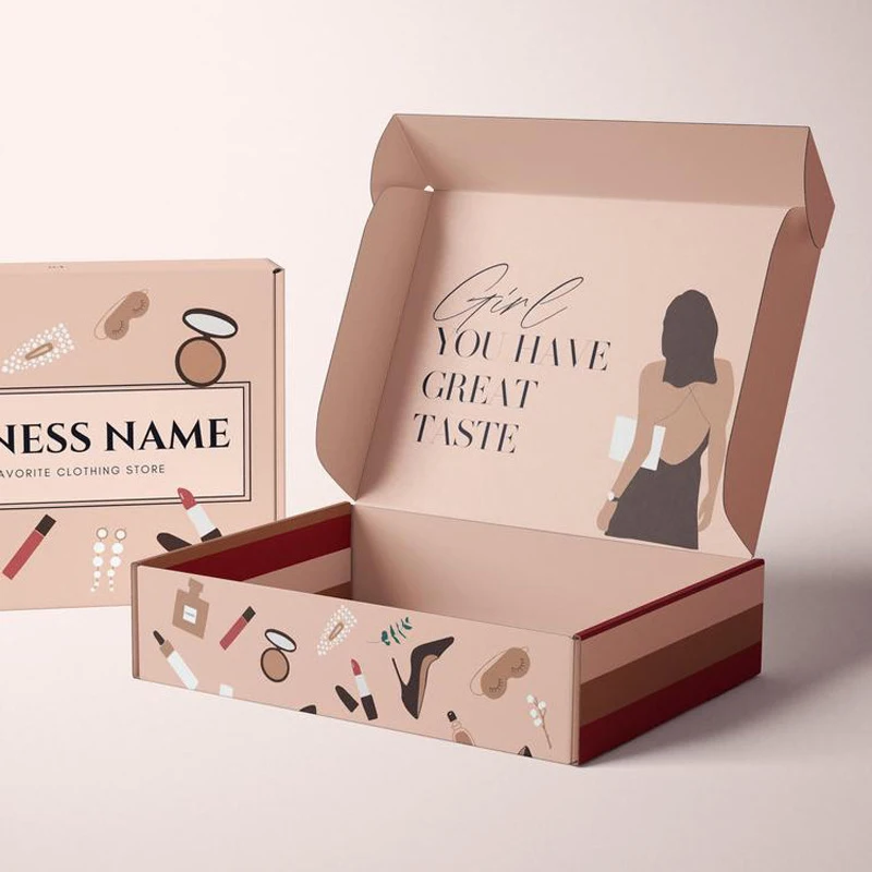 Customized Corrugated Folding Packaging Boxes Thickened Shipping Mailing Boxes Clothes Shoe Boxes With Custom Logo