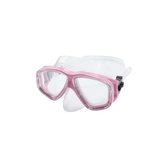 Safety lens clear vision funny silicone diving snokel mask