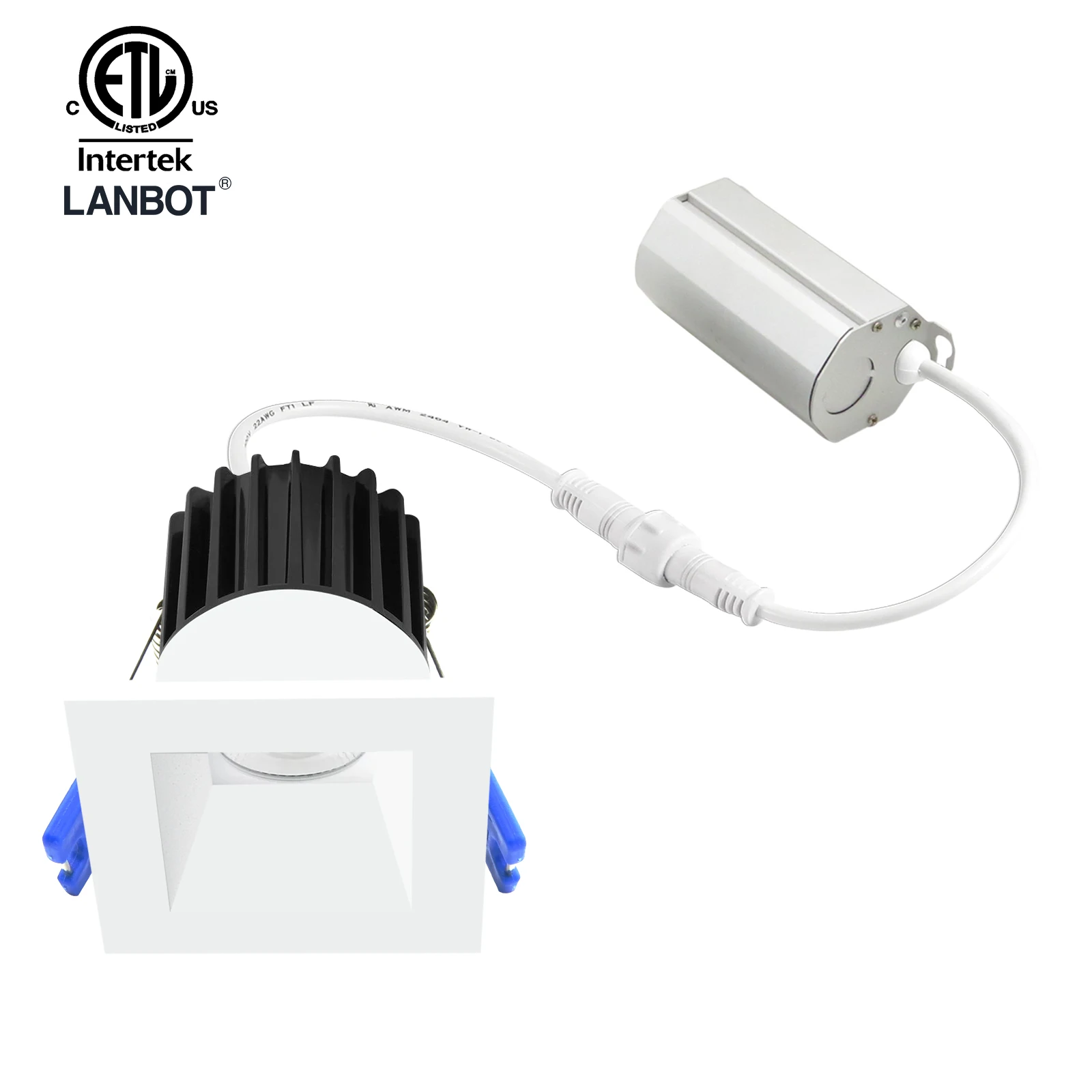 Lanbot jason remodel/new construction 2 Inch LED Recessed Ceiling Downlight with 5cct junction box
