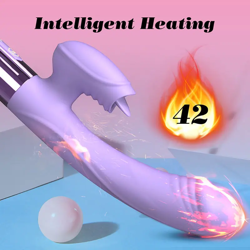 3 in 1 Tongue Licking Rose Sucking Toy Vibrator Japanese Hot Massage Sex Toy for Girl