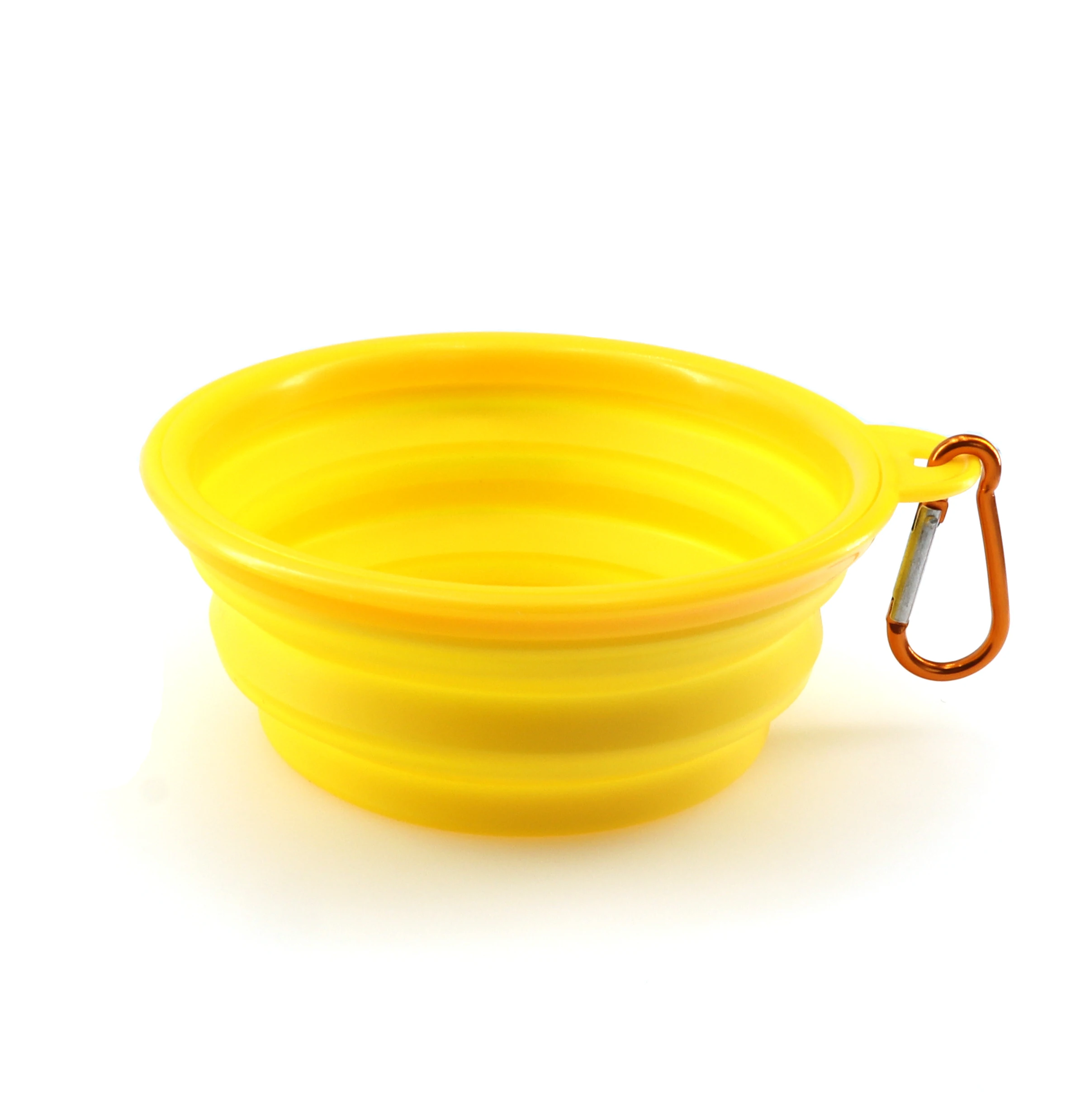 Solid Color Pet Cat Gog Bowl Folding Collapsible Puppy Dog Cat Feeder Water Food Container Folding Style on Sale