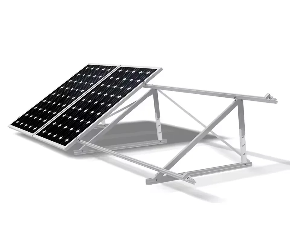 Solar Photovoltaic Mount Bracket with Screw Piles Roof Solar Photovoltaic Bracket Essential Component for Solar Mounting System