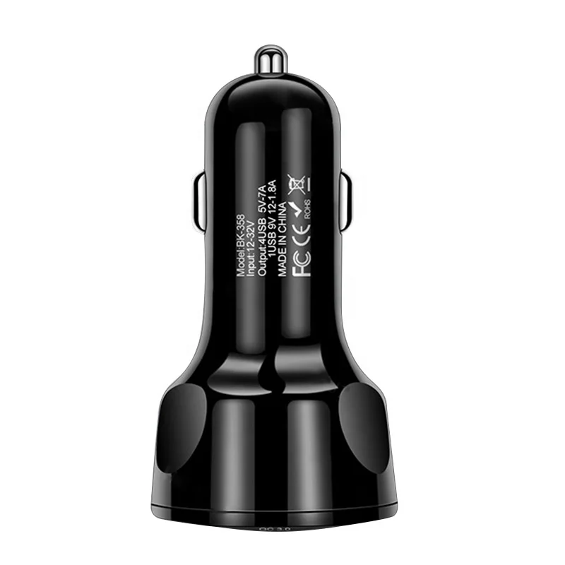  4 USB Портативное автомобильное зарядное устройство быстрое для
