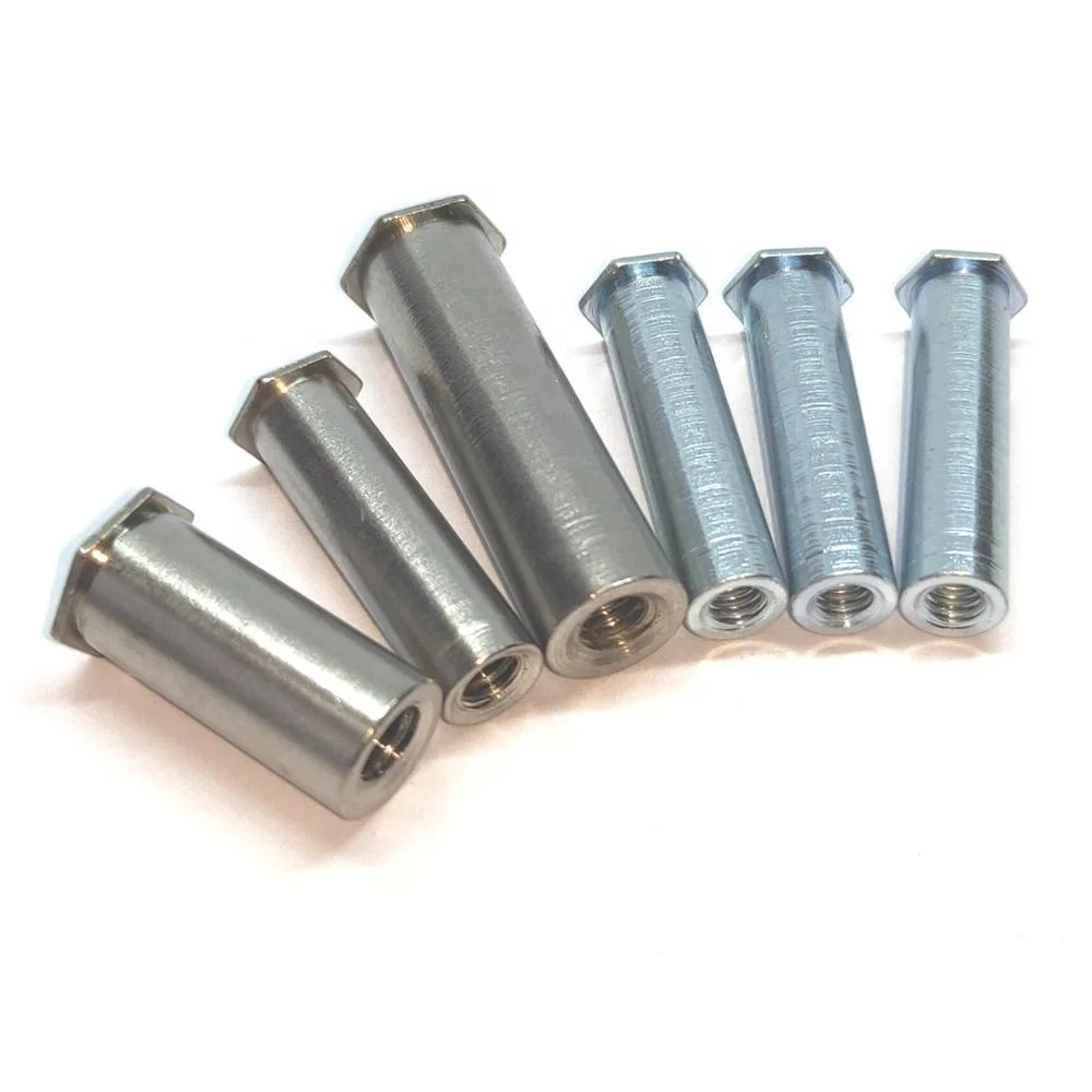 Factory Custom Steel Stainless Steel Hexagon Blind Self Clinching Nuts
