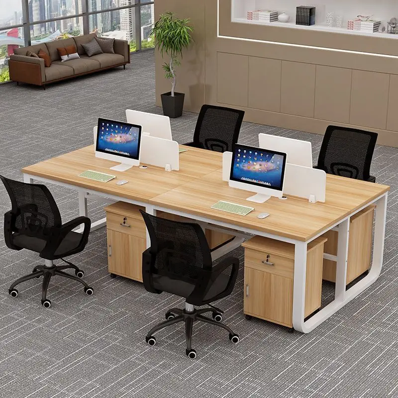 Wholesale Hot Sale Popular Factory Study Room Furniture 4 Person Cubicle Call Center Desk