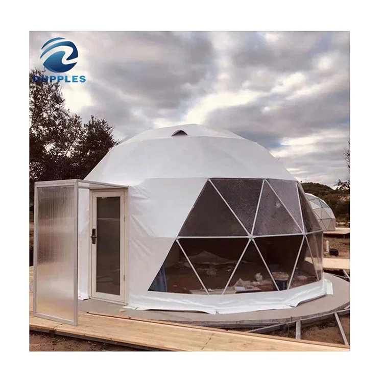 Professional Winter Igloo Geodesic Dome Home Hotel Glamping Dome Waterproof Round Dome Tent