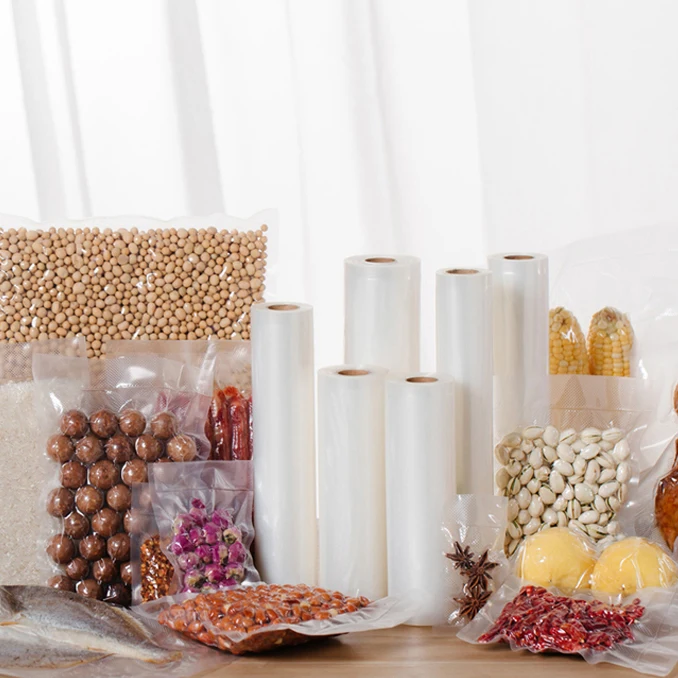 Factory EPR approved food grade vacuum embossed sealer bag for frozen food