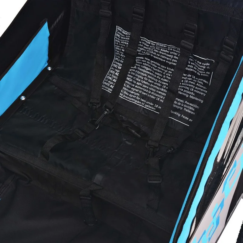 2-In-1 Canopy Foldable Bicycle Trailer Bike Carrier For Baby Children Kids Or Pets