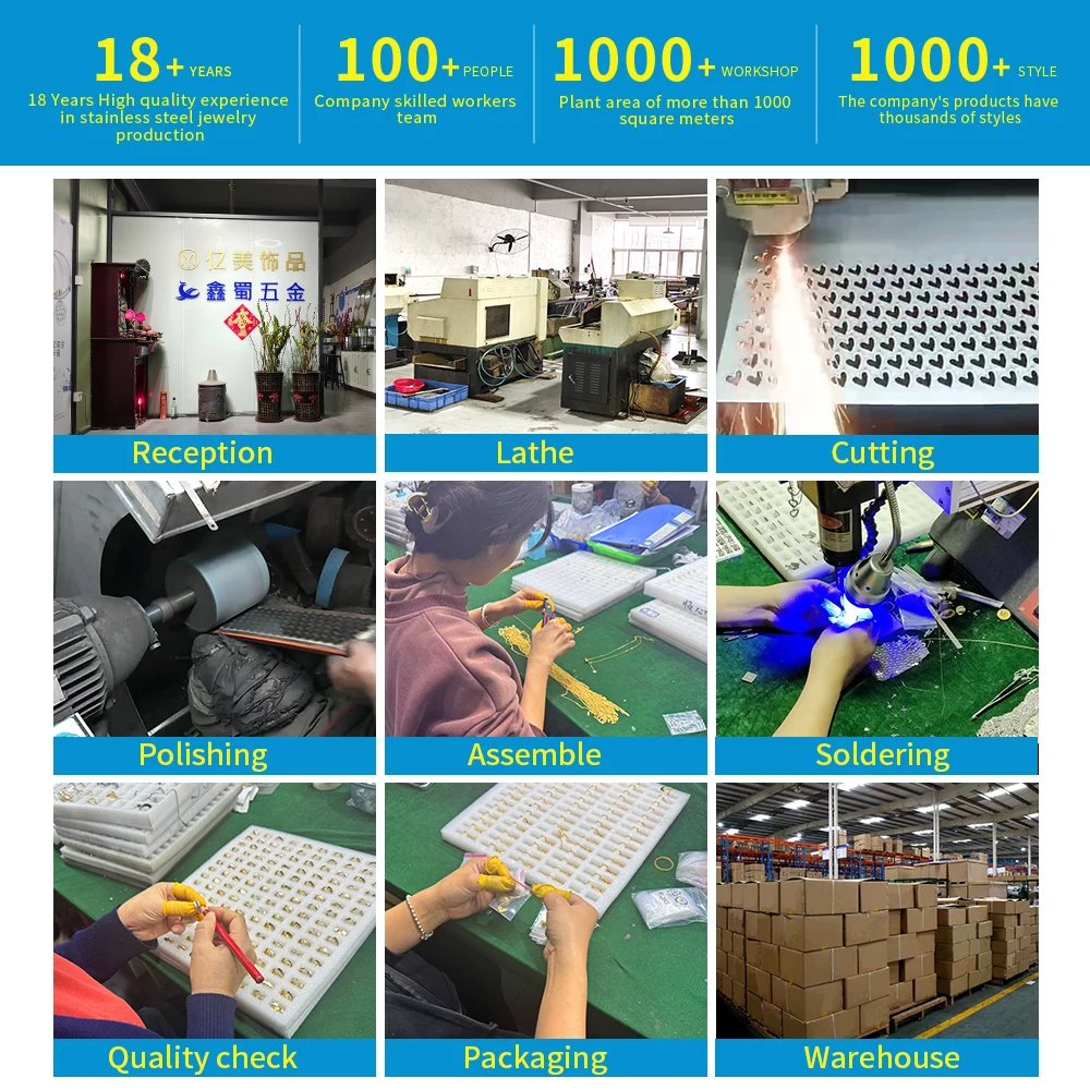 Женские серьги из нержавеющей стали