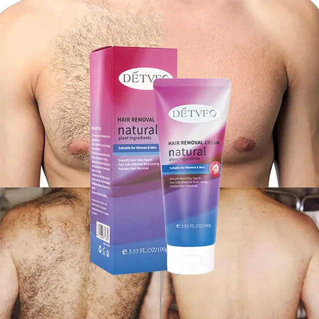 All Body Private Parts Hair Remover Use Yiwu Depilator  Man Hair Permanent Face Shaving Removal Cream For Men  Women