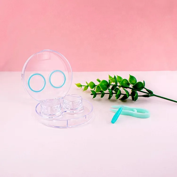 lentes de seguridad contact lenses cases container with contact solution bottle