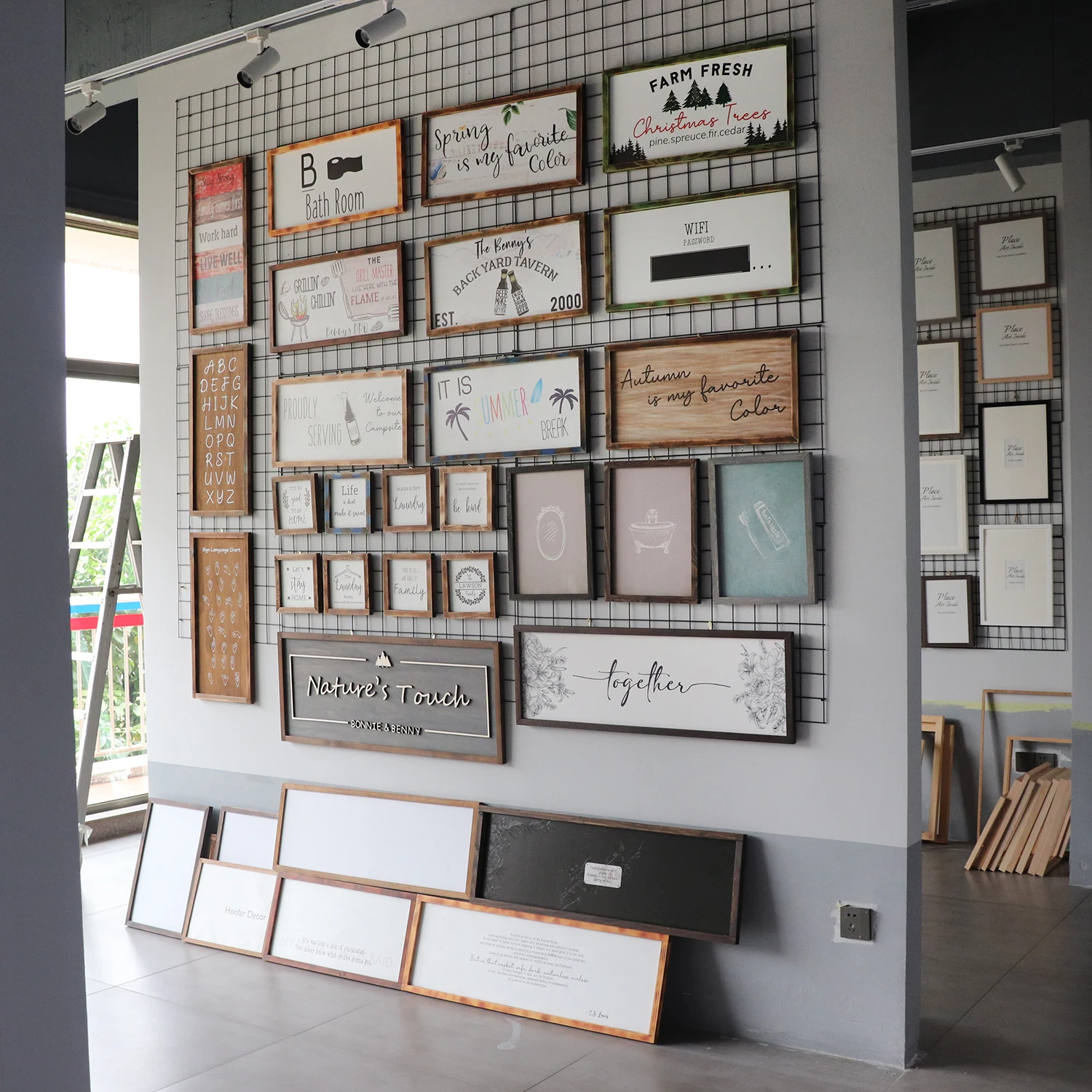 Rustic Inspirational Wooden Sign board Set 12x36 inches Home Decor Essential Simple Yet Elegant Motivate Your Life