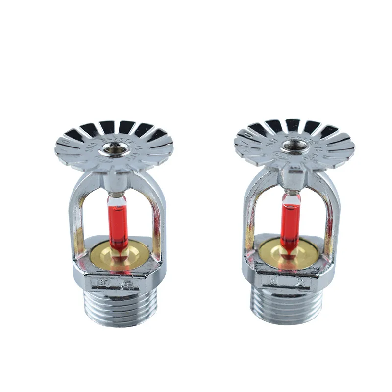 DN15-20 68 degree sprinkler fire fighting system fire sprinkler head Brass chrome finished DN25 74 C Sprinkler