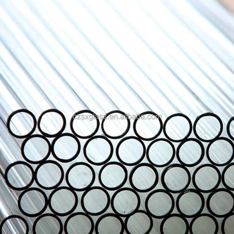 Amber or Transparent Borosilicate Glass Test Tube for Vial Bottle