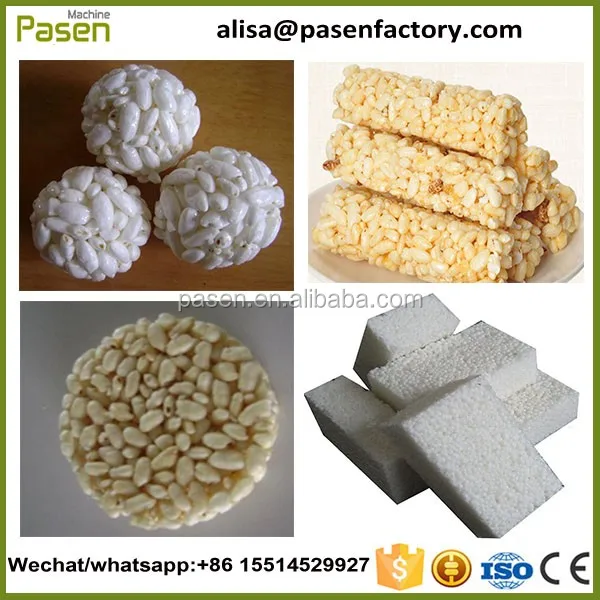 Puffed rice bar machine Puffed rice candy cake production line puffed rice candy machine